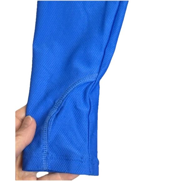 Athleta Women’s Blue Wick It Wader Swim Cover Up Long Sleeve Tunic W/Hood Sz XS - Picture 4 of 11